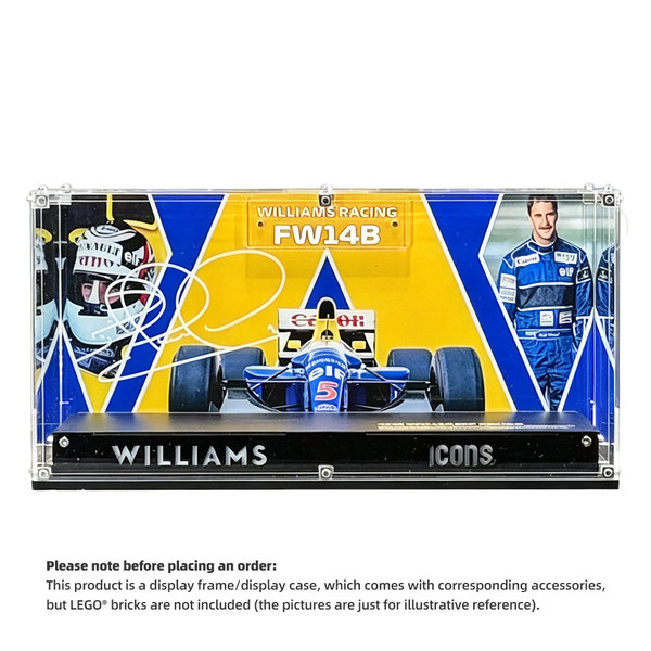 Display Case for LEGO® Icons 10353 Williams FW14B & Nigel Mansell