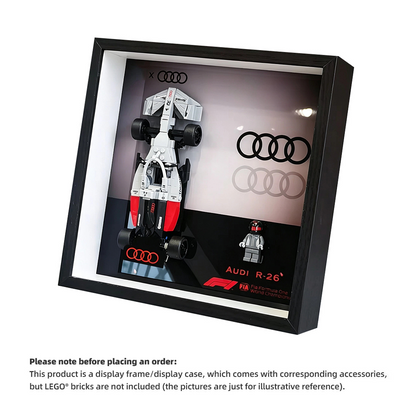 Display Case for LEGO® Speed Champions 77259 – Audi Revolut F1® Team R26 Race Car