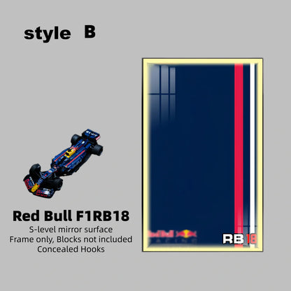 Wall Display Frame For F1 Red Bull RB18 MOC (Model not included)