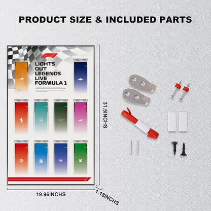 Car Display Frame for LEGO® Speed Champions f1 Series (Model not included)