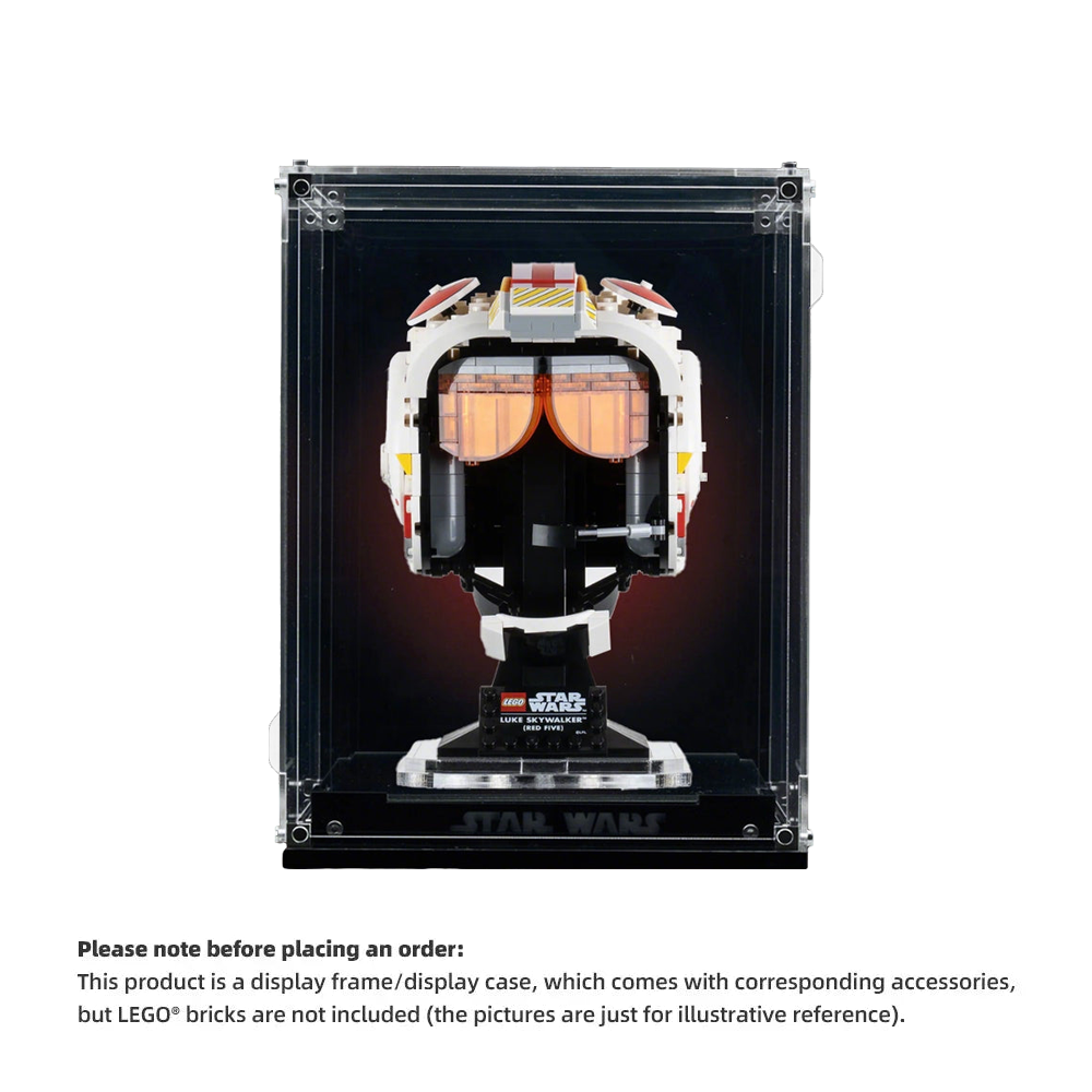 【PREMIUM】Display Case for LEGO® Star Wars Helmet Super Ultra-high Translucent Acrylic