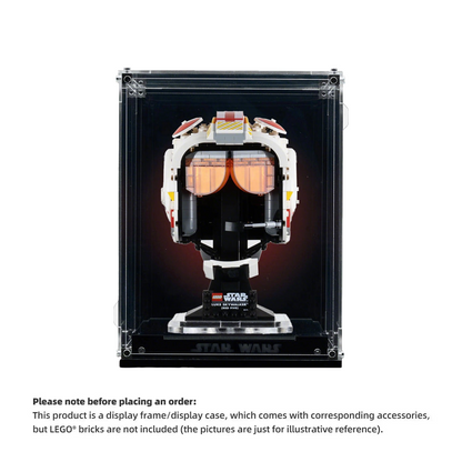 【PREMIUM】Display Case for LEGO® Star Wars Helmet Super Ultra-high Translucent Acrylic