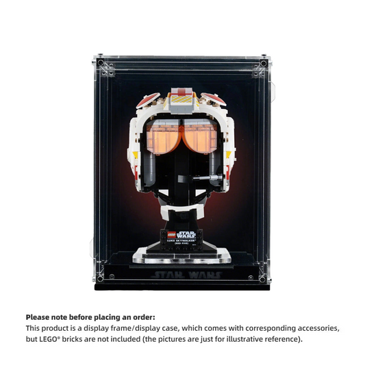 【PREMIUM】Display Case for LEGO® Star Wars Helmet Super Ultra-high Translucent Acrylic