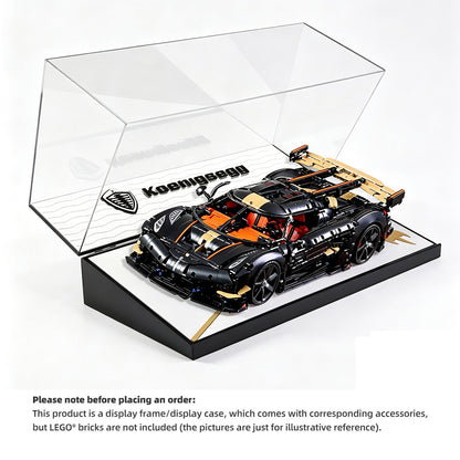 Display Case for LEGO® Technic™ 42232 Koenigsegg Sadair's Spear