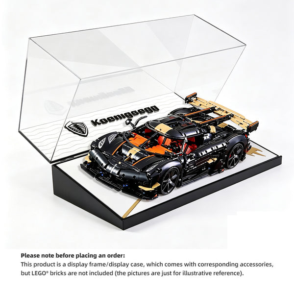 Display Case for LEGO® Technic™ 42232 Koenigsegg Sadair's Spear