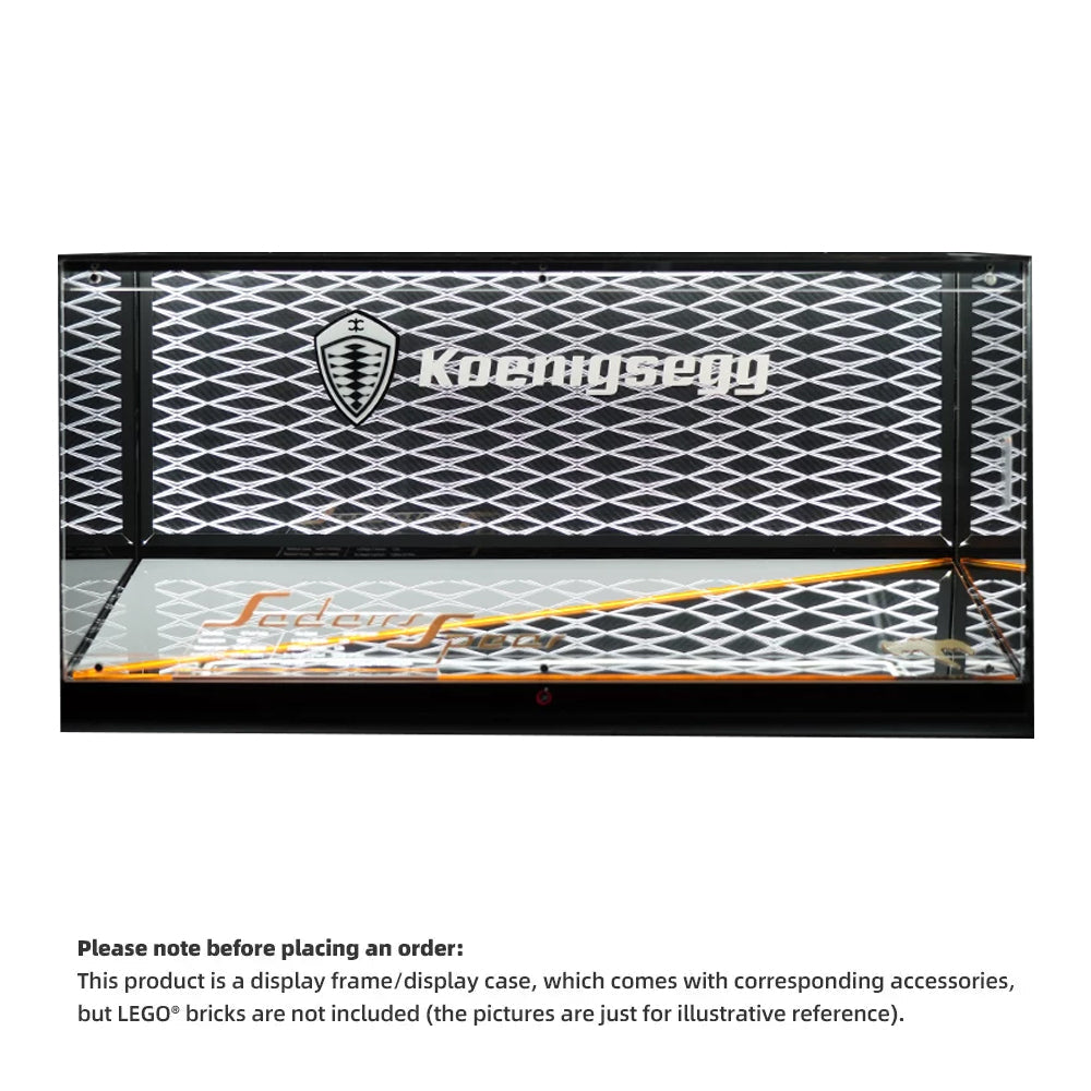 Display Case for LEGO® Technic™ 42232 Koenigsegg Sadair's Spear