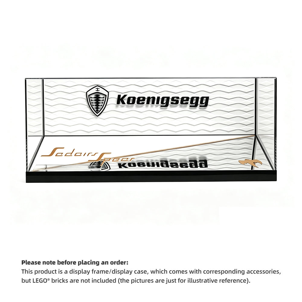 Display Case for LEGO® Technic™ 42232 Koenigsegg Sadair's Spear