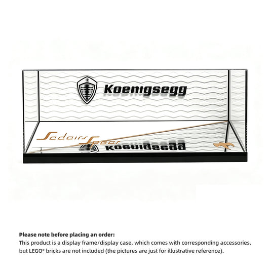 Display Case for LEGO® Technic™ 42232 Koenigsegg Sadair's Spear