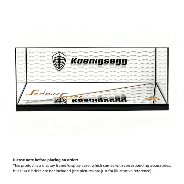 Display Case for LEGO® Technic™ 42232 Koenigsegg Sadair's Spear