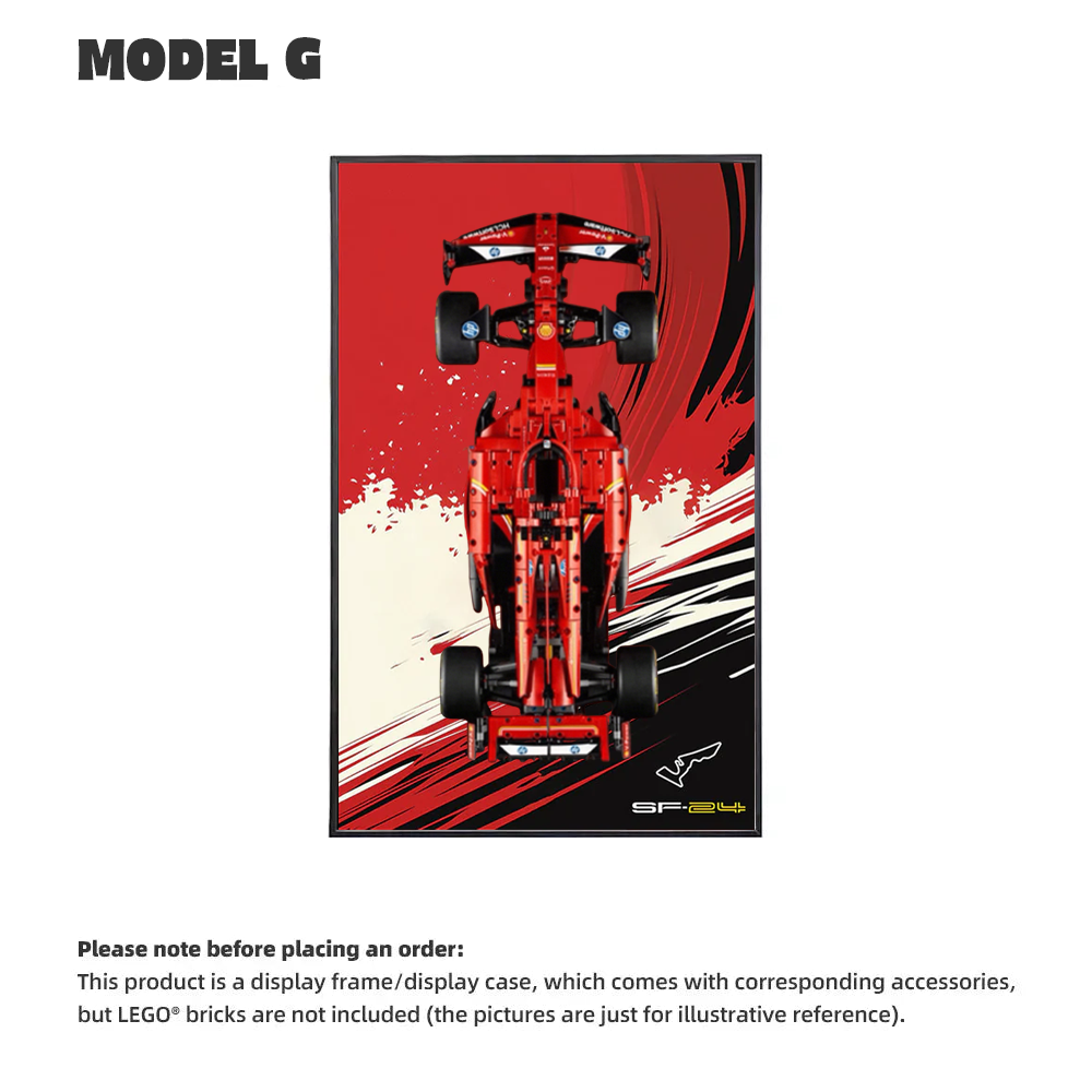 CAR DISPLAY FRAME FOR LEGO® TECHNIC™ FERRARI F1 SF24 42207.