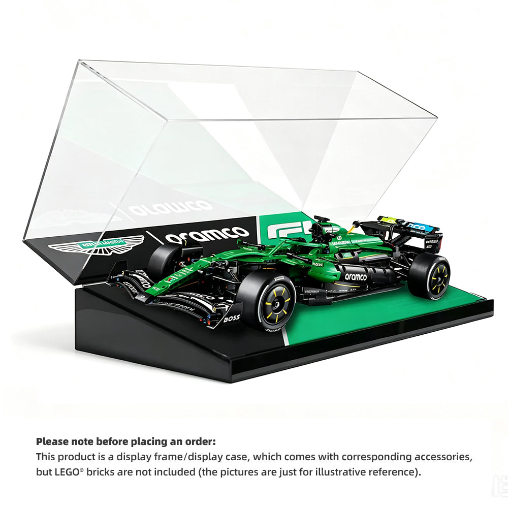 Display Case for LEGO® Technic™ 42240 Aston Martin Aramco AMR25 F1® Car