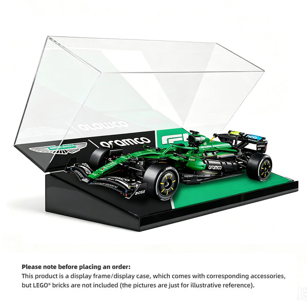 Display Case for LEGO® Technic™ 42240 Aston Martin Aramco AMR25 F1® Car