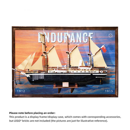 Wall Display Frame for LEGO® ICONS™ 10335 The Endurance(Model Not Included)