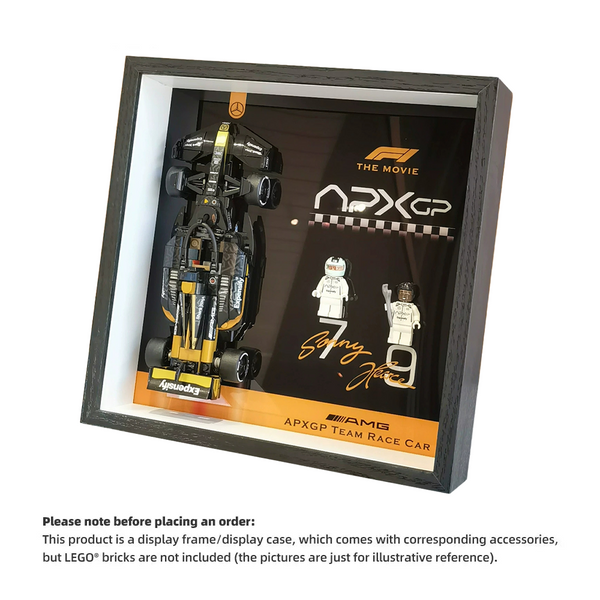 Display Case for LEGO® F1 APXGP Team Race Car – Set 77252