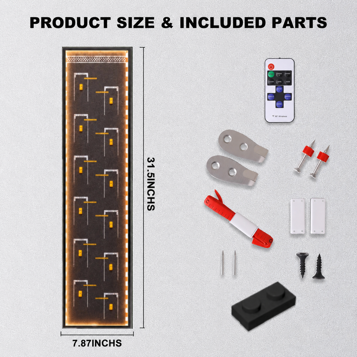 Car Display Frame for LEGO® 71409 F1 Collectible Race Car(Model Not Included)