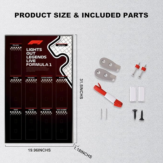Car Display Frame for LEGO® Speed Champions f1 Series (Model not included)