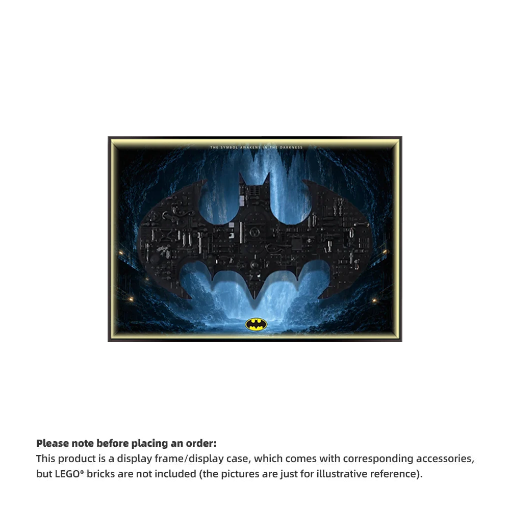 Wall Display Frame For LEGO® DC BATMAN™ 76330（Model not included）