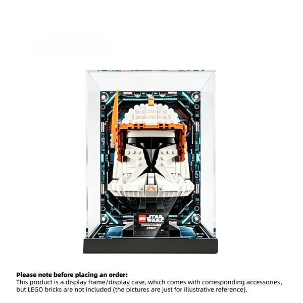 Display Case for LEGO® Star Wars™ Commander Cody Helmet – Set 75350