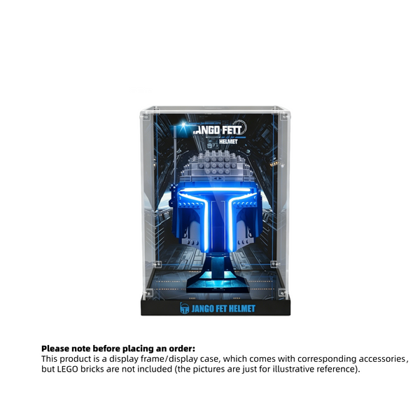 Display Case for LEGO® Star Wars™ Jango Fett’s Helmet – Set 75408