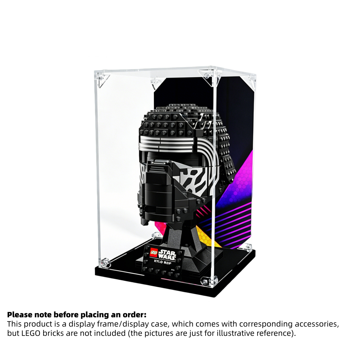 Display Case for LEGO® Star Wars™ Kylo Ren’s Helmet – Set 75415
