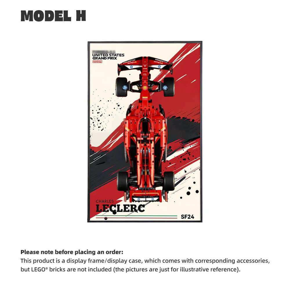 CAR DISPLAY FRAME FOR LEGO® TECHNIC™ FERRARI F1 SF24 42207.