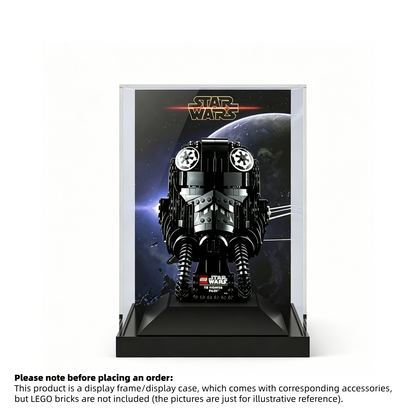 Display Case for LEGO® Star Wars™ TIE Fighter Pilot Helmet – Set 75274