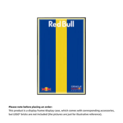 Wall Display Frame For LEGO® TECHNIC™ ORACLE RED BULL RACING RB20 F1 CAR 42206(Model Not Included)