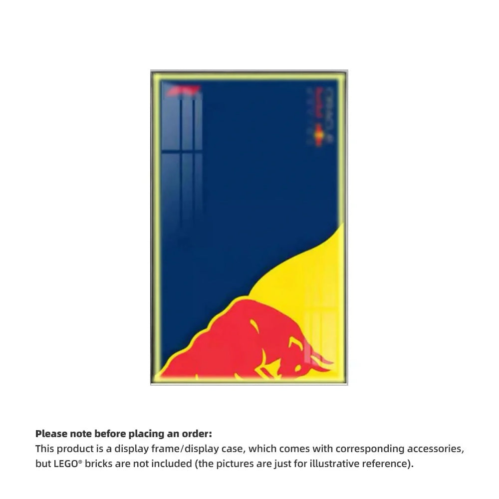Wall Display Frame For LEGO® TECHNIC™ ORACLE RED BULL RACING RB20 F1 CAR 42206(Model Not Included)