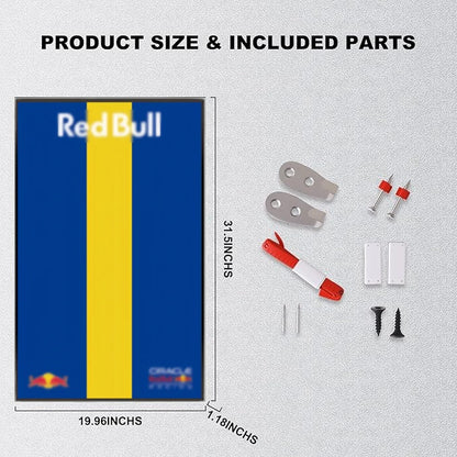 Wall Display Frame For LEGO® TECHNIC™ ORACLE RED BULL RACING RB20 F1 CAR 42206(Model Not Included)