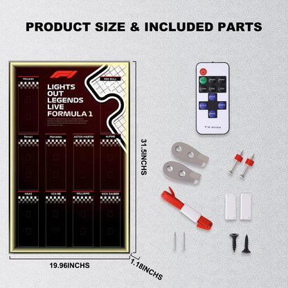 Car Display Frame for LEGO® Speed Champions f1 Series (Model not included)