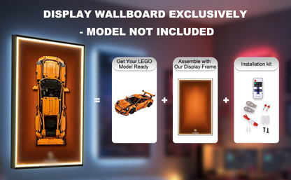 CAR DISPLAY FRAME FOR LEGO® TECHNIC™ PORSCHE 911 GT3 RS 42056