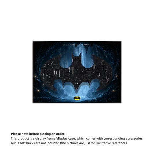 Wall Display Frame For LEGO® DC BATMAN™ 76330（Model not included）