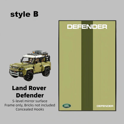 WALL DISPLAY FRAME for LEGO® TECHNIC™  Land Rover Defender 42110 .(Model Not Included)