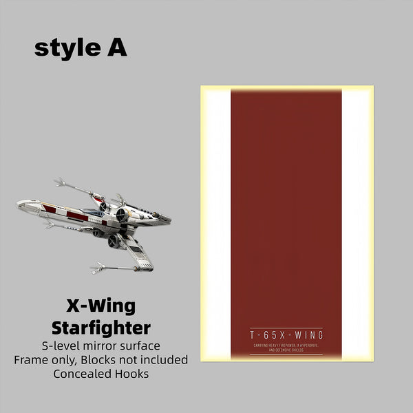 Wall Display Frame for LEGO® 75355 Star Wars™ X-Wing Starfighter™(Model Not Included)