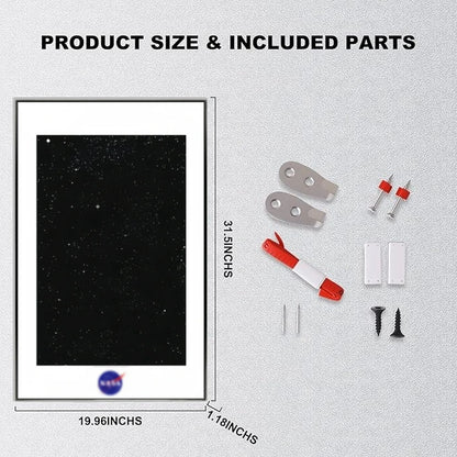 Wall Display Frame for LEGO® ICONS NASA Space Shuttle 10283(Model Not Included)