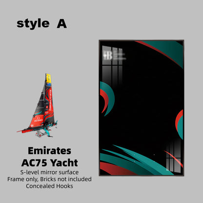DISPLAY FRAME FOR LEGO® TECHNIC™ EMIRATES AC75 YACHT 42174(Model Not Included)