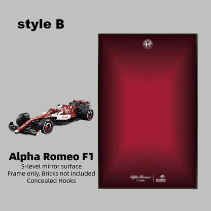 Wall Display Frame For  Alfa Romeo F1 Moc(Model Not Included)