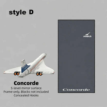 Wall Display Frames for LEGO® ICONS Concorde 10318(Model Not Included)
