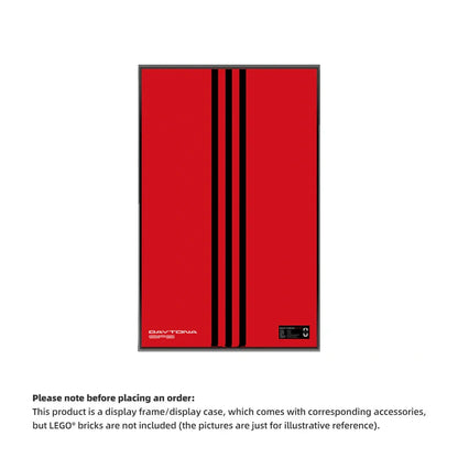 Wall Display Frame For LEGO® Technic™ Supercar Ferrari Sp3 42143.(Model Not Included)