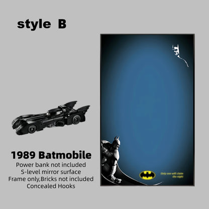 Wall Display Frame For LEGO® DC™ 1989 BATMOBILE 76139(Model Not Included)