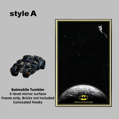 Wall Display Frame For LEGO® DC Batmobile Tumbler 76240(Model not included)