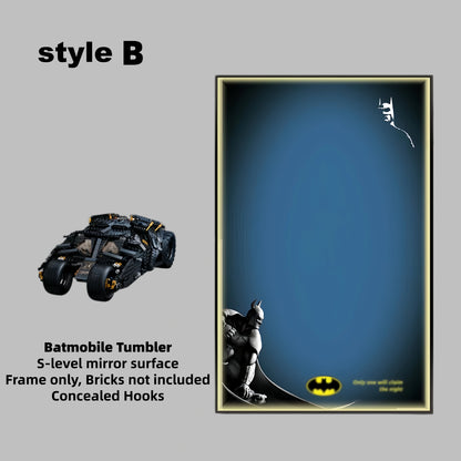 Wall Display Frame For LEGO® DC Batmobile Tumbler 76240(Model not included)