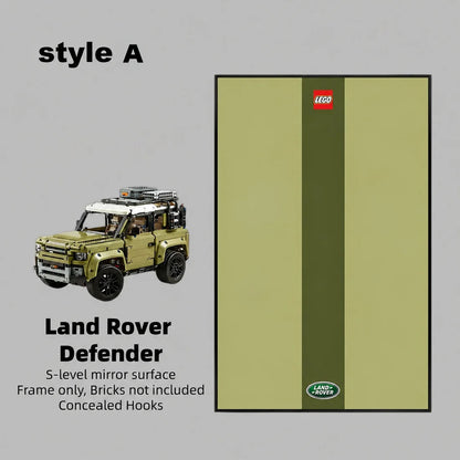 WALL DISPLAY FRAME for LEGO® TECHNIC™  Land Rover Defender 42110 .(Model Not Included)