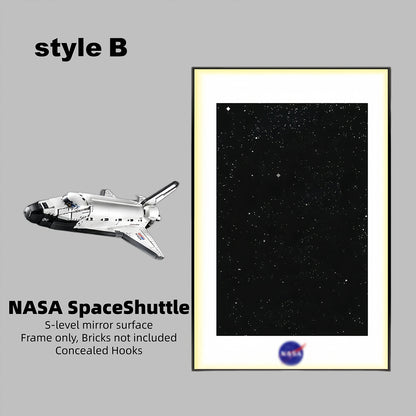 Wall Display Frame for LEGO® ICONS NASA Space Shuttle 10283(Model Not Included)