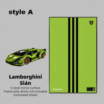 Wall Display Frame  for LEGO® TECHNIC™ Lamborghini Sián FKP 37 42115(Model Not Included)