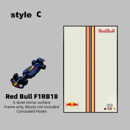 Wall Display Frame For F1 Red Bull RB18 MOC (Model not included)