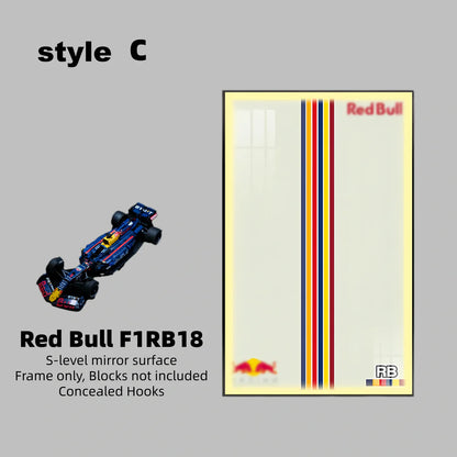 Wall Display Frame For F1 Red Bull RB18 MOC (Model not included)
