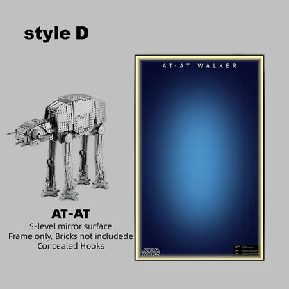 Wall Display Frame For LEGO® STAR WARS™ AT-AT™ 75288 (Model not included)