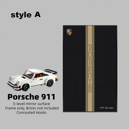 Wall Display Frame for LEGO® ICONS Porsche 911 10295(Model Not Included)