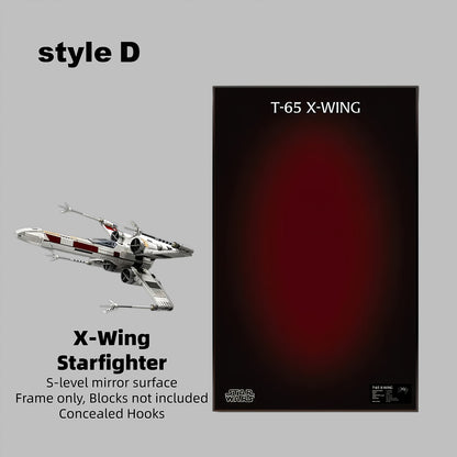 Wall Display Frame for LEGO® 75355 Star Wars™ X-Wing Starfighter™(Model Not Included)